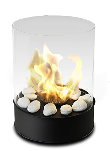 Bioethanol Tischkamin/Tischfeuerstelle – Längste Brenndauer 3,5h - Garten Heizstrahler 3kW - Innenbereich/Aussenbereich – Geschenkideen für Haus und Garten -Chantico von Planika von Planika