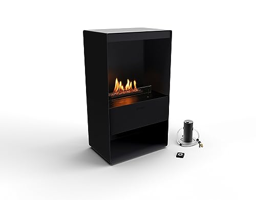 Planika Senso Stove- Automatischer Bioethanolbrenner - Feuerstelle Innen - Bio Brennstoff Ethanol Feuer Indoor - Indoor Bioethanol Kamin - Bioethanol Feuer Innen - Biokraftstoff Heizung von Planika
