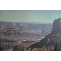 Original Vintage 1950Er Jahre Große Farbige Foto Druck Grand Canyon Colorado Valley Usa Deutsche Schule Wanddiagramm Mitte Jahrhundert Plakat von PlanographicSociety