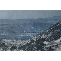 Original Vintage 1950Er Jahre Großer Schwarz Weißer Fotodruck Gibraltar British Overseas Territory Spanien Luftaufnahme Deutsche Schulwandkarte 50Er von PlanographicSociety