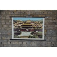 Verbotene Stadt, Peking, China Original Vintage 1960Er Jahre Schulplakat Dongcheng Stadt Palast von PlanographicSociety