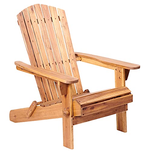 Plant Theatre Adirondack Chair – Outdoor, Akazienholz, Klappstühle für Rasen, Feuerstelle und Terrasse, hervorragende Qualität von Plant Theatre