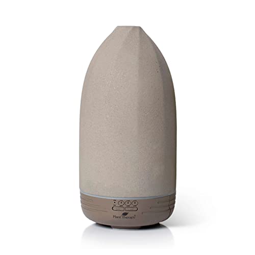 Plant Therapy Metro-Stein-Diffusor, Grau – schlankes Design für Zuhause und Büro, 8 Stunden Diffusion, automatische Abschaltung, weiche Umgebungsbeleuchtung, vier Timer-Einstellungen Plant Therapy Metro-Stein-Diffusor, Grau – schlankes Design für Zuhause und Büro, 8 Stunden Diffusion, automatische Abschaltung, weiche Umgebungsbeleuchtung, vier Timer-Einstellungen von Plant Therapy
