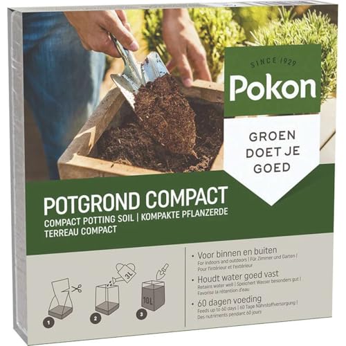 Pokon Blumenerde Compact - Kokoserde 10 Liter - Torffrei, leicht & platzsparend - Komprimierte Erde für Haus & Garten - Für Zimmerpflanzen & Gartenpflanzen - Mit Nährstoffen für 2 Monate Pokon Blumenerde Compact - Kokoserde 10 Liter - Torffrei, leicht & platzsparend - Komprimierte Erde für Haus & Garten - Für Zimmerpflanzen & Gartenpflanzen - Mit Nährstoffen für 2 Monate von Plant in a Box