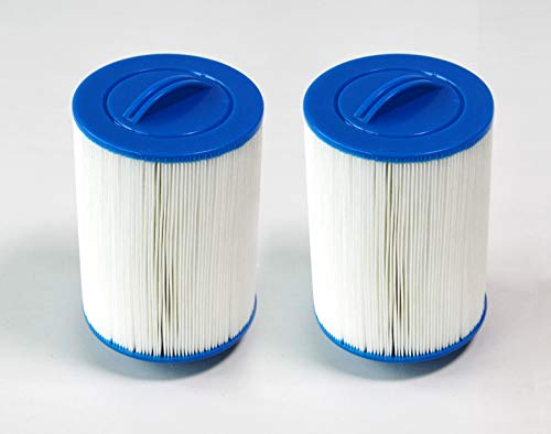 PrimeRelax Whirlpoolfilter, Kartuschenfilter 2er-Pack, Poolfilter, Whirlpool Filterkartusche, Spa Filter, Whirlpool Filter, Filter für Whirpool, Spa Filterkartusche, 46 mm Filtergrobgewinde von PrimeRelax