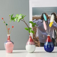 Einzigartige Mini-Keramikvasen, Glasierte Vase, Kleine Vasen, Kleiner Glasierter Keramiktopf, Keramik, Miniatur-Pflanzentöpfe, Knospenvasen von PlanterMaker