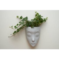 Gesicht Planter | Gesichtsförmige Wandbehang-Pflanzer Topf Für Pflanzen Kopf Form von PlanterPrinter