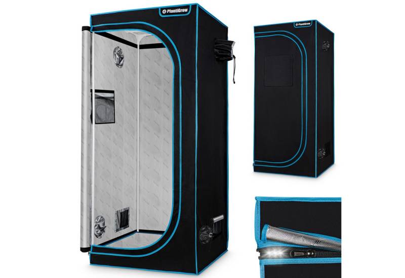 PlantiGrow Gewächshaus Indoor Anzuchtzelt, Zuchtzelt, Anbauzelt, Grow Box Zelt von PlantiGrow