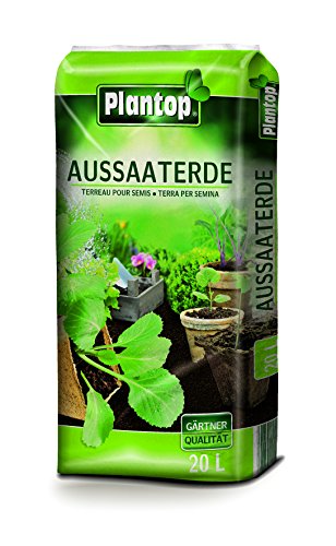 Aussaaterde 20 Liter Plantop Anzuchterde Pikiererde Blumenerde Growerde von Plantop