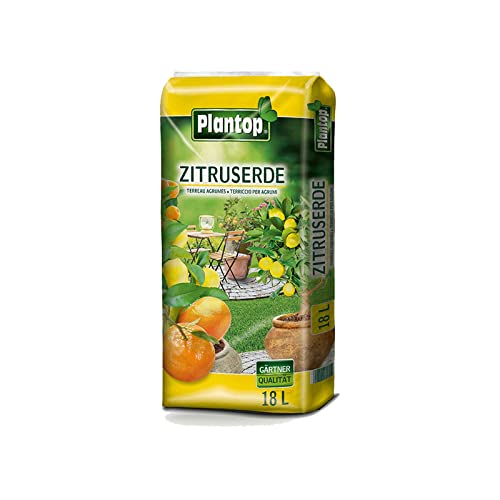 Plantop 18 Liter Zitruserde Olivenbaumerde Zitronenerde Orangenerde Mediterranerde 1 x 18,0 L (18) von Plantop