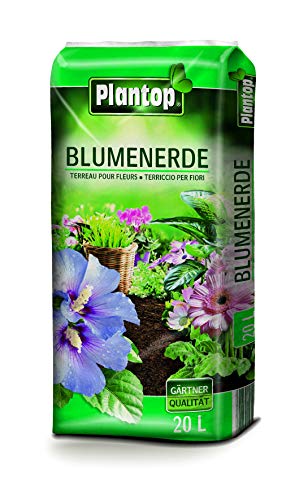 Plantop BLUMENERDE 20 l. Kultursubstrat für Zimmer- und Balkonpflanzen. Blumentopferde. Erde. Z146 von Plantop