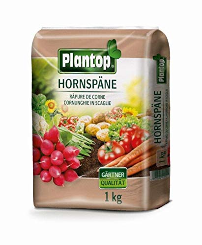 Plantop Hornspäne, Natürlich organischer Stickstoffdünger, 1 kg von Plantop