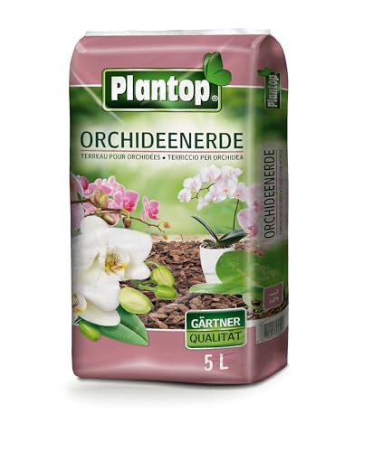Plantop ORCHIDEENERDE 5 l. Hochwertige Spezialerde für Orchideen. Pinienrinde mit Spaghnum. Z2400 von Plantop