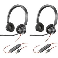 Plantronics Blackwire 3320-M Telefon On Ear Headset kabelgebunden Stereo Schwarz Noise Cancelling La von Plantronics