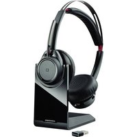 Plantronics UC B825 Telefon On Ear Headset Bluetooth® Stereo Schwarz Noise Cancelling Mikrofon-Stum von Plantronics