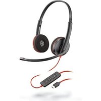 Poly Blackwire C3220 Kabelgebundenes Headset Headset Büro/Zentrale caller usb Typ c Schwarz von Plantronics