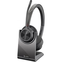 Poly Poly voyager 4320-M Stereo MS-Teams-zertifiziertes Headset mit Ladestation (77Z00AA) von Plantronics