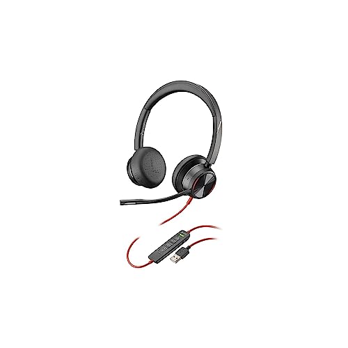 Poly Stereo-Headset 'Blackwire 8225' mit USB-A Anschluss, Active Noise Cancelling und flexiblem Mikrofonarm, Schwarz Poly Stereo-Headset 'Blackwire 8225' mit USB-A Anschluss, Active Noise Cancelling und flexiblem Mikrofonarm, Schwarz von Plantronics