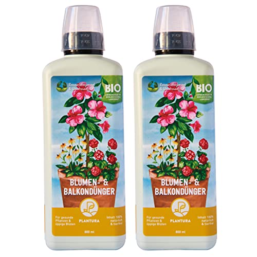 Plantura Bio Blumen- & Balkondünger, 2er Set, Bio Flüssigdünger für Blühpflanzen, 1,6 Liter Plantura Bio Blumen- & Balkondünger, 2er Set, Bio Flüssigdünger für Blühpflanzen, 1,6 Liter von Plantura