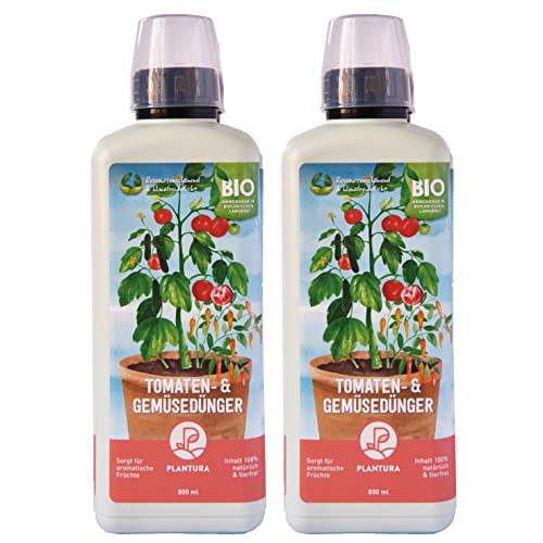Plantura Bio Tomaten- & Gemüsedünger, 2er Set, Bio Flüssigdünger für Gemüse, 1,6 Liter Plantura Bio Tomaten- & Gemüsedünger, 2er Set, Bio Flüssigdünger für Gemüse, 1,6 Liter von Plantura