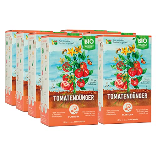 Plantura Bio-Tomatendünger, 3 Monate Langzeitwirkung, auch für Kartoffel, Zucchini & Co, 12 kg von Plantura