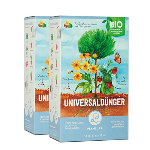 Plantura Bio-Universaldünger mit Langzeitwirkung, für alle Pflanzen, tierfrei & Bio, 3 kg Plantura Bio-Universaldünger mit Langzeitwirkung, für alle Pflanzen, tierfrei & Bio, 3 kg von Plantura