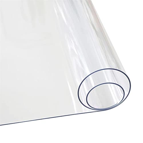 Werkbank Folie - Maß nach Wunsch - Auflage transparent 2mm PVC Werkstatt Werktisch Werkplatte Schutz (60x180cm) von Plas-Tex