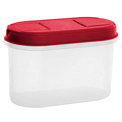 Plast Team Aufbewahrungsbox Behälter Nahrungsbehälter Boxen Lebensmittelbox (1,1L, Rot) von Plast Team