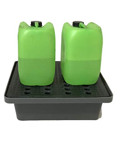 Auffangbehälter mit Gitter 30 Liter HDPE von Plast'Up Rotomoulage