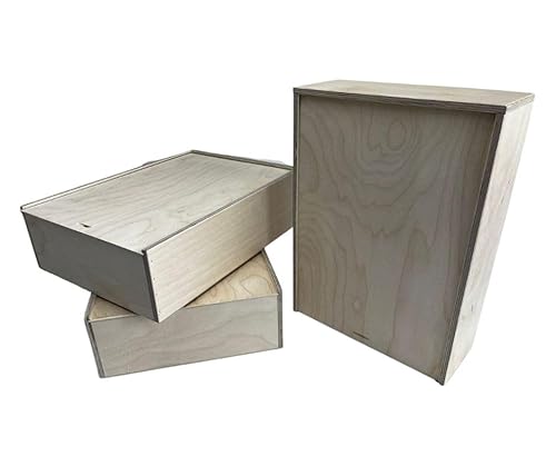 Plastard Geschenkebox Aufbewahrungsbox aus Holz im 3er Set mit Schiebedeckel Kiste Deko Box in der Größe 37 x 27 x 10,5 cm Plastard Geschenkebox Aufbewahrungsbox aus Holz im 3er Set mit Schiebedeckel Kiste Deko Box in der Größe 37 x 27 x 10,5 cm von Plastard