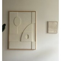 Abstrakte Kunst Gipskunst 3D Gerahmt Abstrakte Kunst Gipskunst 3D Gerahmt von Plastart