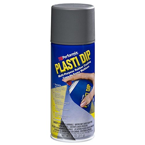 Plasti Dip - Gummi Farbe - Flexibel 400ml Spray - Metall Grau von Plasti Dip