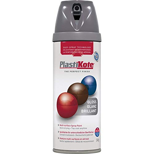 PLASTI-KOTE Premium Spray Paint Gloss Med Grey von PlastiKote