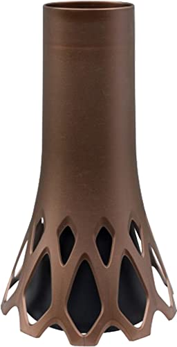 Plasti Grabvase Roseta mit Sockelgewicht, Farbe:Bronze von Plasti