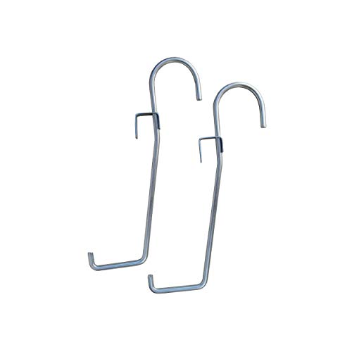 Plastia 2er Set Befestigungshaken für Mareta Blumenkasten 60 & 80 cm Balkon 2 Haken in 1 Set von Plasti