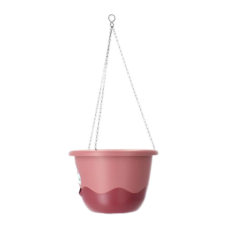 Plastia Blumenampel Mareta 30 rosa wasserspeicher von Plastia