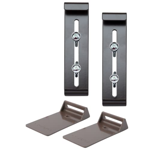 Plastia FixPot der unsichtbare Blumenkastenhalter für jedes Fenster mit Fensterbank- Blumenkasten Halterung 2 er Set mit Adapter Schokolade - Befestigung ohne Bohren Plastia FixPot der unsichtbare Blumenkastenhalter für jedes Fenster mit Fensterbank- Blumenkasten Halterung 2 er Set mit Adapter Schokolade - Befestigung ohne Bohren von Plastia