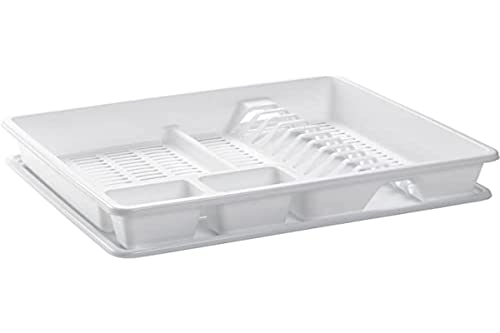 Plastic Forte Abtropfgestell, weiß, 48 x 38 x 9 von Plastic Forte