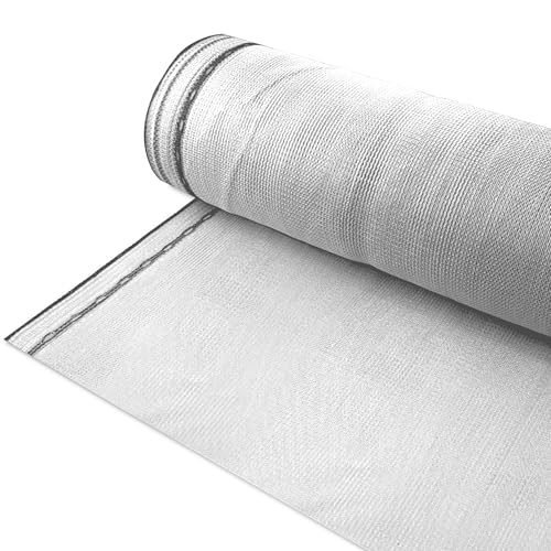 150 m² Gerüstschutznetz | Staubschutznetz | Abrissnetz | Gerüstnetz | 125 g/m² inkl. 100 Stück Kabelbinder | Weiß, 3,07 x 50 m von Plastic World Solutions