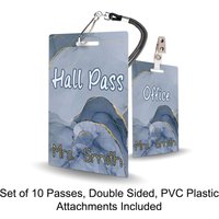 Blau-Gold Marmor Thema Klassenzimmer Hall Pässe Für Lehrer, Personalisiert, Pass Set Mit 10 Blau-Gold Marmor Thema Klassenzimmer Hall Pässe Für Lehrer, Personalisiert, Pass Set Mit 10 von PlasticInvitations