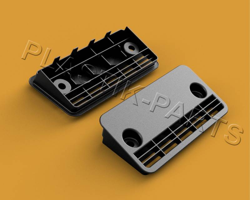 Plastik Parts Autosonnenschutz Lüftungsgitter Abluftgitter IHC XL Schwarz 3233572R1 - 3233597R91 von Plastik Parts