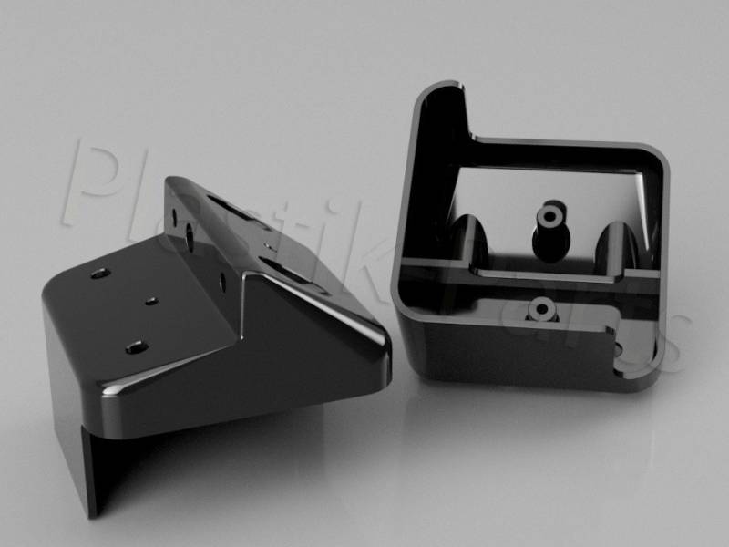 Plastik Parts Frontscheibenabdeckung Lampenhalter Blinkerhalter IHC XL Kabine Schwarz 3234656R3 3234657R3 von Plastik Parts