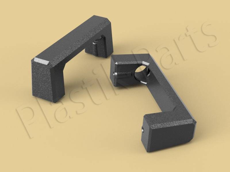 Plastik Parts Mülltonnenbox Keter WLGN Ersatzgriff Handgriff Griff Store-It-Out MAX ULTRA von Plastik Parts
