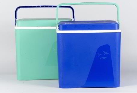 Plastime Krios Kühlbox, 25 l, Kunststoff, Blau, Grün, Orange, Extra Large, One Size von Plastime
