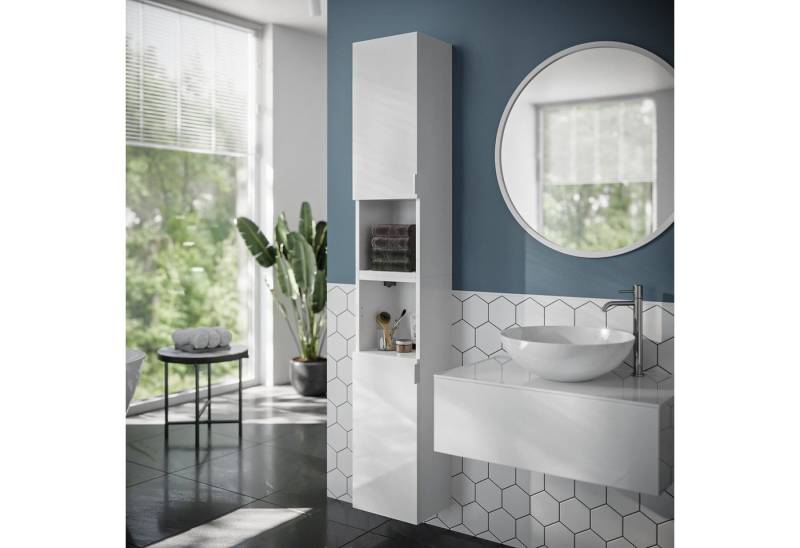 Platan Room Hochschrank Lisboa Badezimmerschrank Hängeschrank 60 cm 90 cm 120 cm 150 cm Platan Room Hochschrank Lisboa Badezimmerschrank Hängeschrank 60 cm 90 cm 120 cm 150 cm von Platan Room