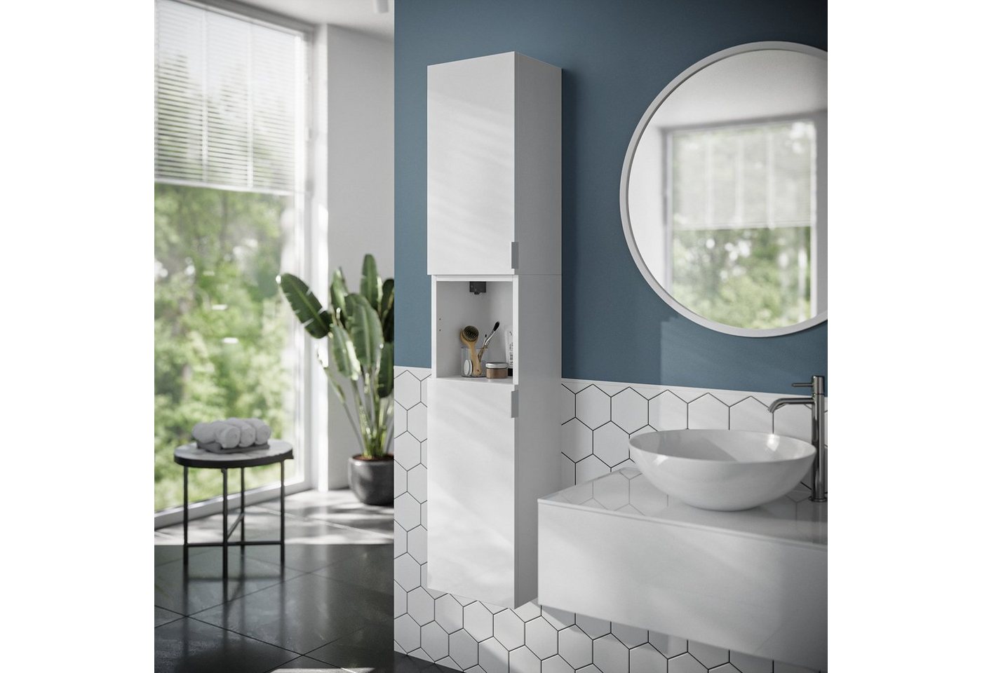 Platan Room Hochschrank Lisboa Badezimmerschrank Hängeschrank 60 cm 90 cm 120 cm 150 cm von Platan Room