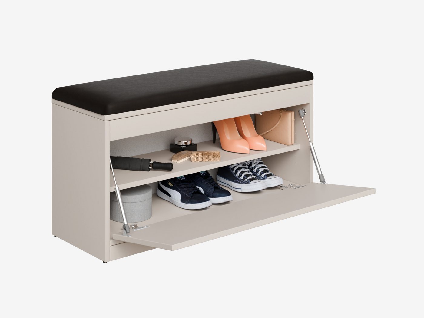 Platan Room Schuhschrank mit Sitzkissen, Schuhkommode, Schuhbank 100 cm breit Platan Room Schuhschrank mit Sitzkissen, Schuhkommode, Schuhbank 100 cm breit von Platan Room