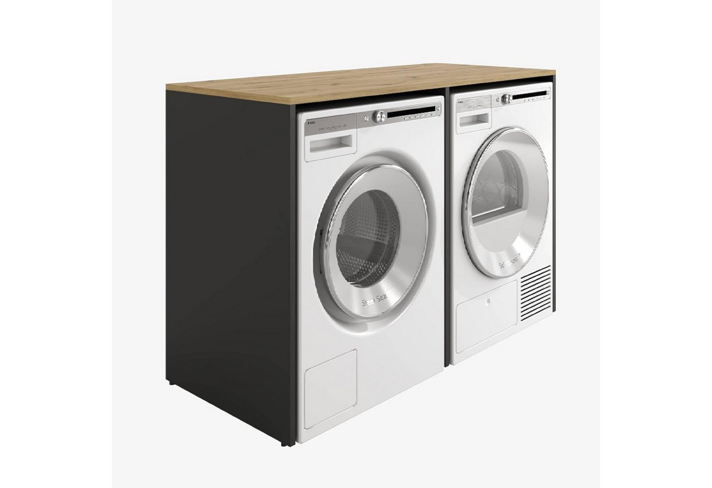 Platan Room Waschmaschinenumbauschrank DORA Waschmaschinenschrank 130 cm breit Überbauschrank Waschmaschine oder Wäschetrockner Schrank für Bad Platan Room Waschmaschinenumbauschrank DORA Waschmaschinenschrank 130 cm breit Überbauschrank Waschmaschine oder Wäschetrockner Schrank für Bad von Platan Room