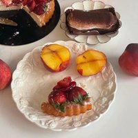 Handgefertigter Floraler Dessertteller - Perfekt Für Dinnerpartys, Teepartys, Einweihungsgeschenke & Elegante Tischdekoration Einzigartiger Handgefertigter Floraler Dessertteller - Perfekt Für Dinnerpartys, Teepartys, Einweihungsgeschenke & Elegante Tischdekoration Einzigartiger von PlatePillowsHome