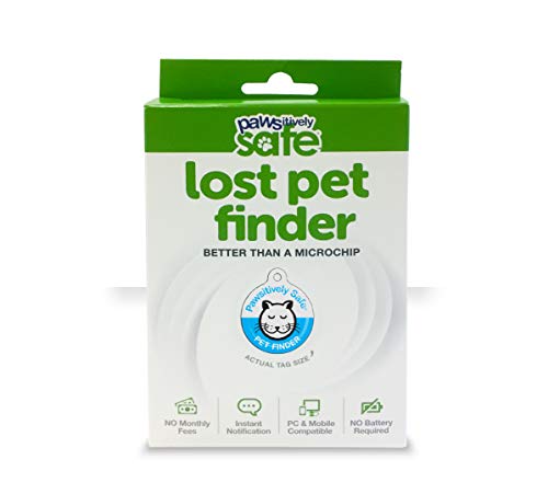 Platinum Pets pawsitively Safe Pet Finder Hund Tag und Cat Tag Platinum Pets pawsitively Safe Pet Finder Hund Tag und Cat Tag von Platinum Pets
